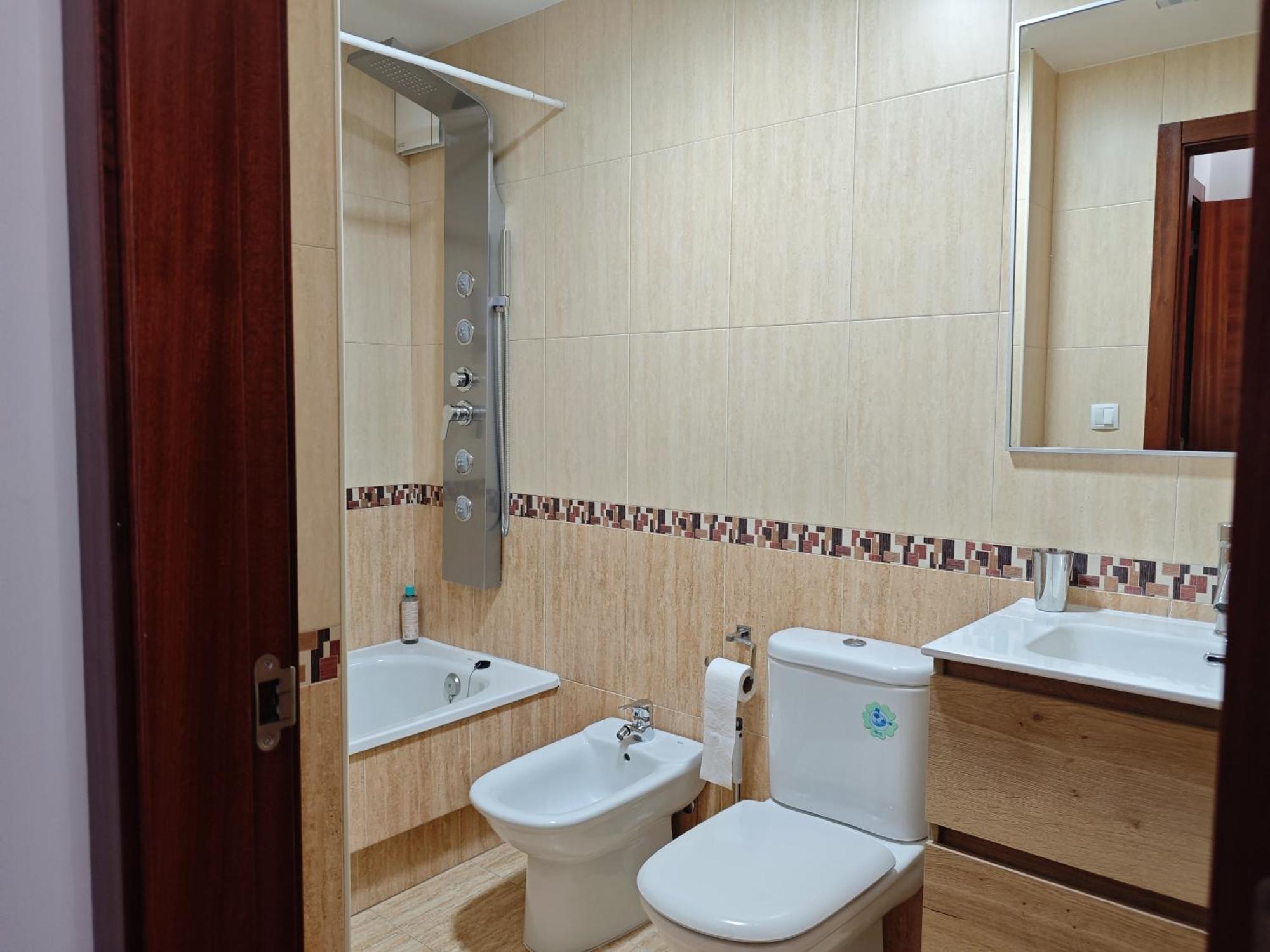 Ferienwohnung Piso Fachada Maritima Exclusive Deluxe Center Porto do Son Exterior foto